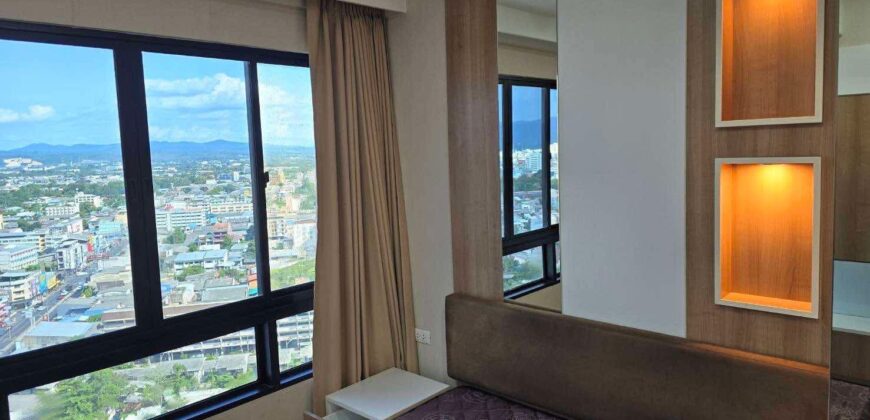 Plus Condo 22 fl. วิวสระ ขนาด 32 ตร.ม