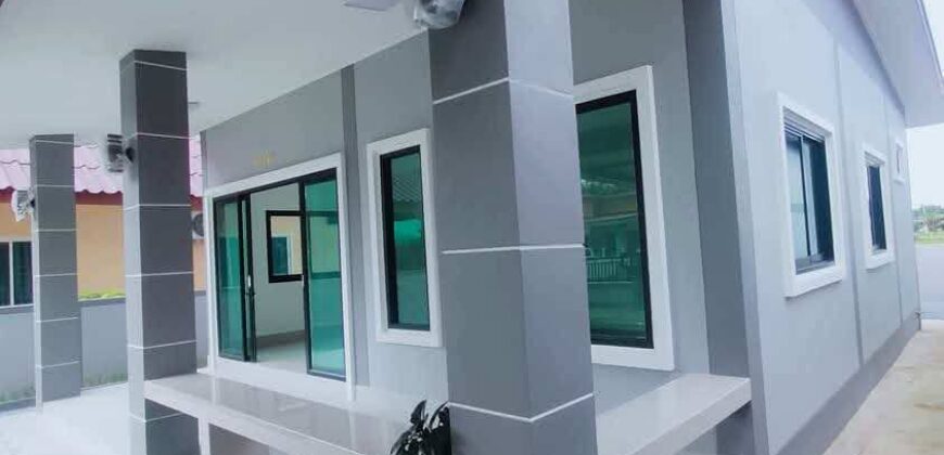 บ้านเดียวโมเดิร์นบรรยกาศดี ควนลัง หาดใหญ่