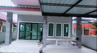 บ้านเดียวโมเดิร์นบรรยกาศดี ควนลัง หาดใหญ่