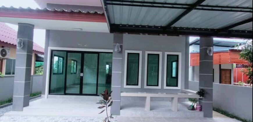 บ้านเดียวโมเดิร์นบรรยกาศดี ควนลัง หาดใหญ่